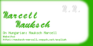 marcell mauksch business card